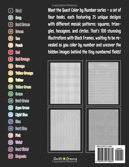 100 Color by Number Mysteries Book